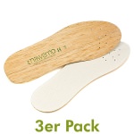 Zedernsohlen, Gr��en 35-50 (3er Pack)