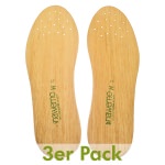 Zedernsohlen, Gr��en 35-50 (3er Pack)